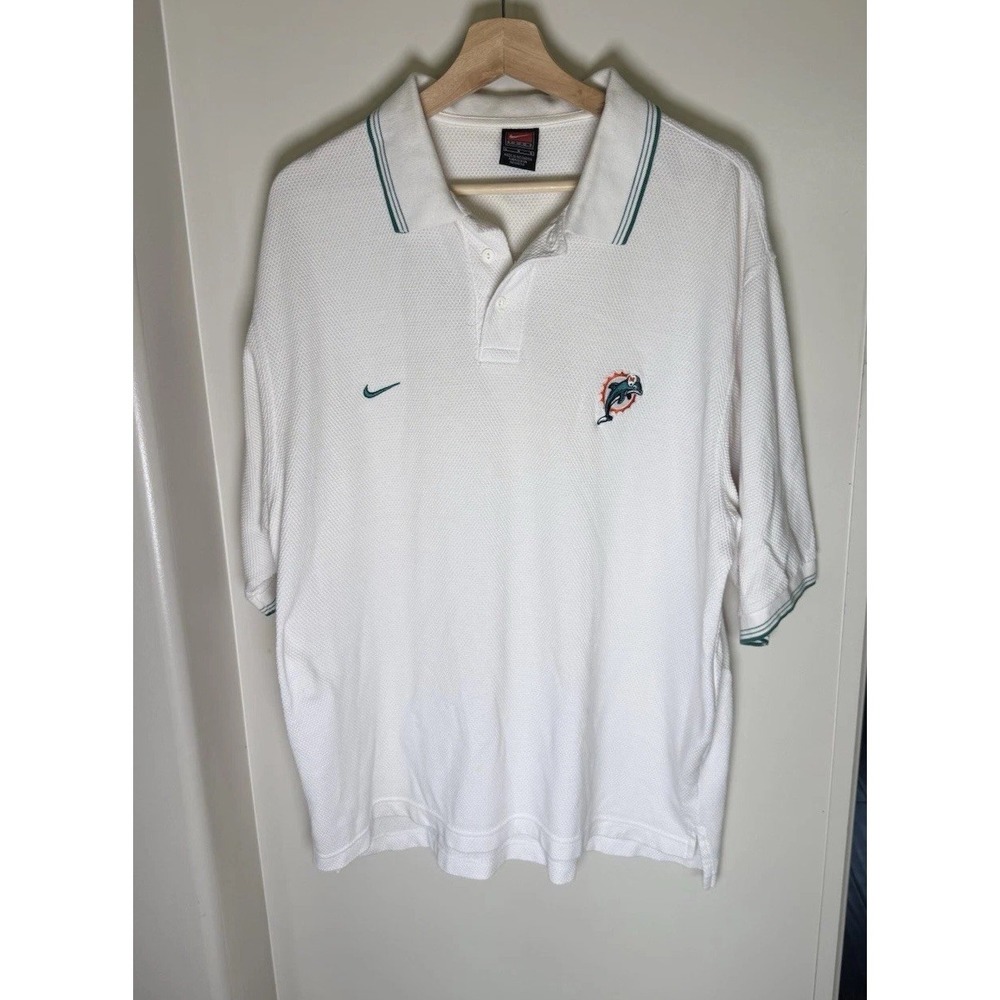 Vintage Nike Miami Dolphins Size L Football NFL Men Sports Casual